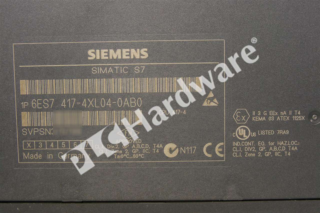 6ES7417-4XL04-0AB0 8