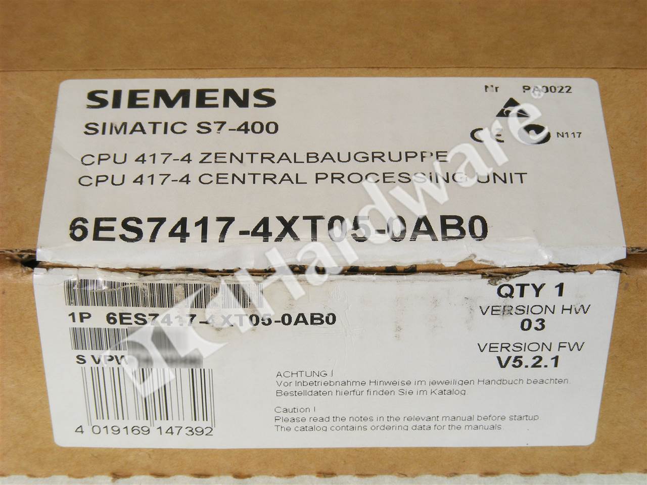 6ES7417-4XT05-0AB0 8