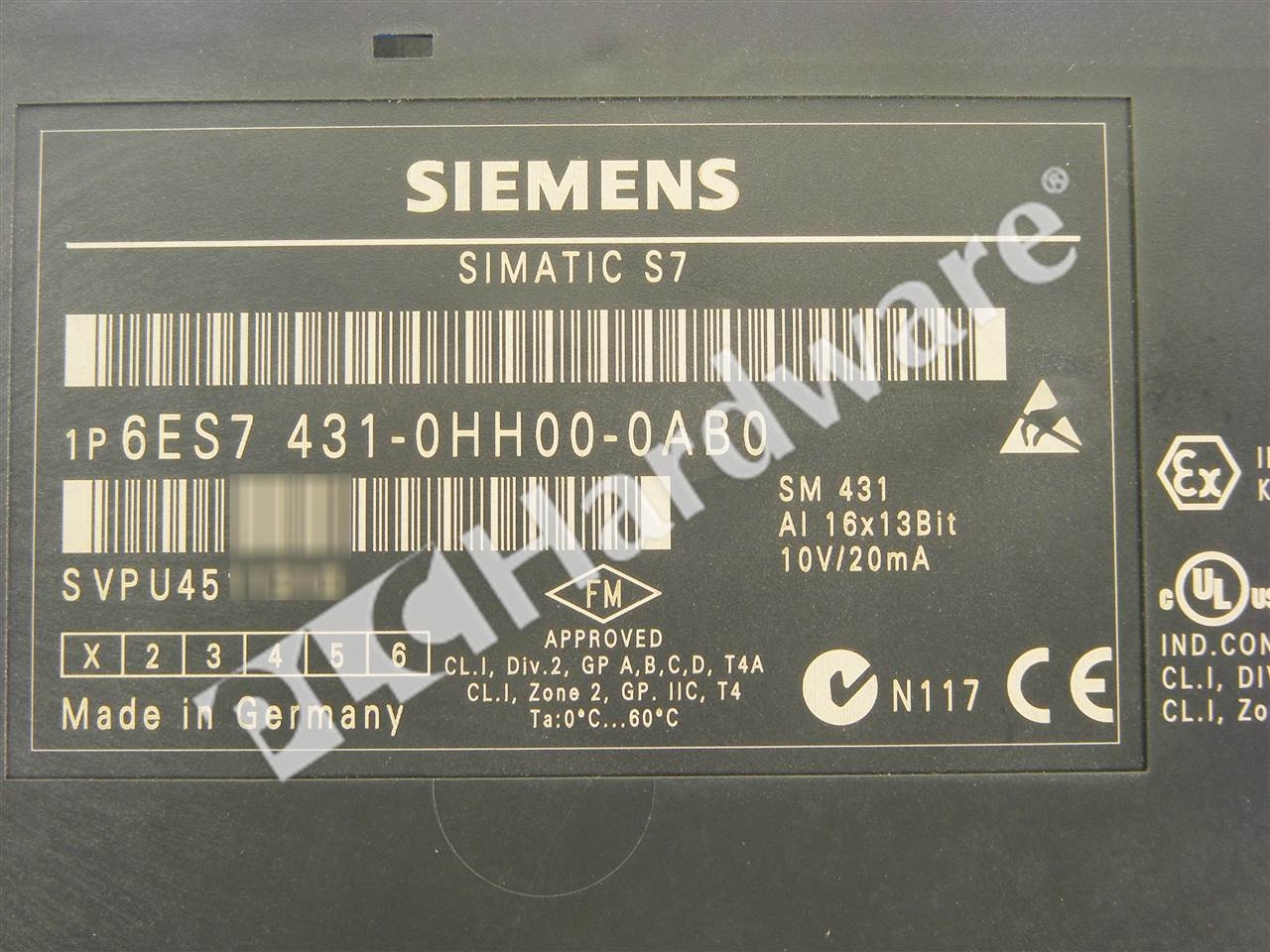 6ES7431-0HH00-0AB0 8