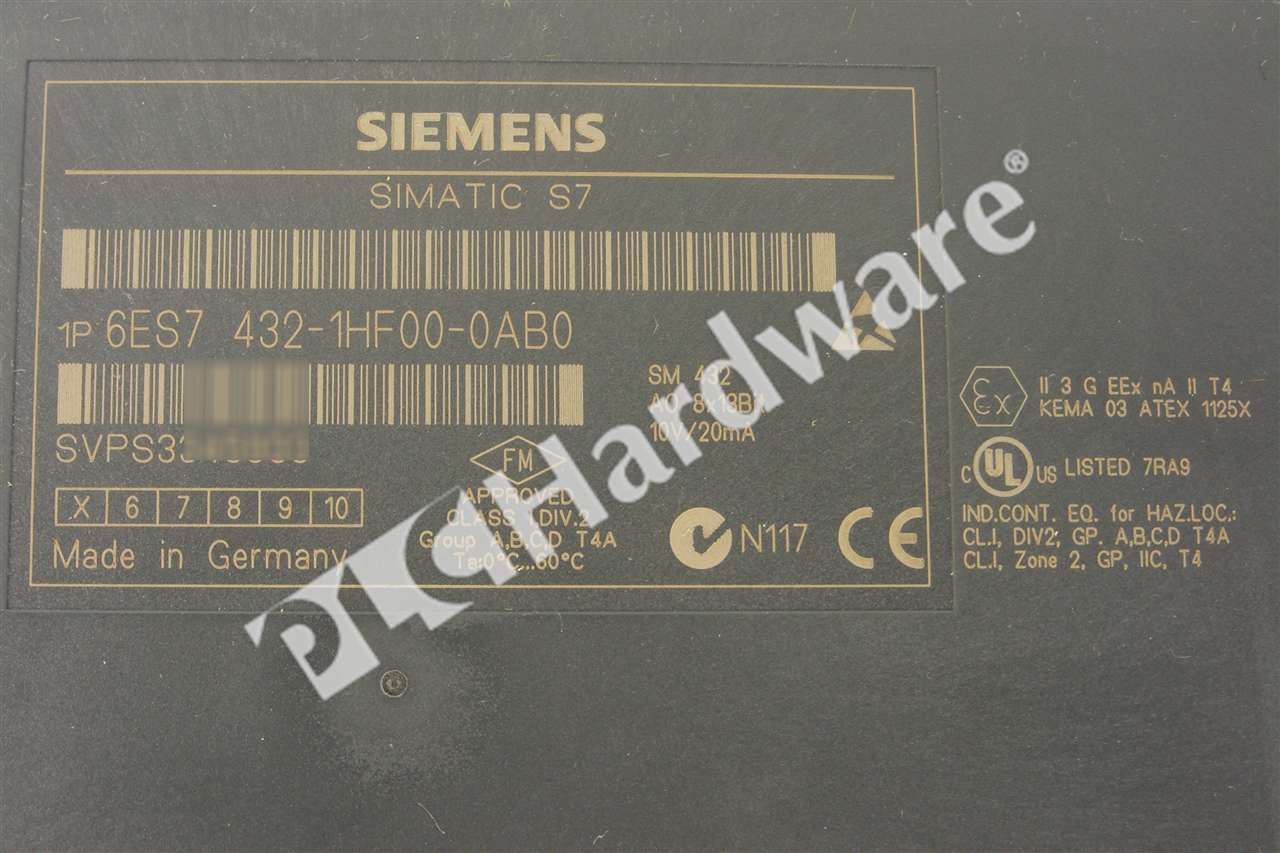 6ES7432-1HF00-0AB0 8