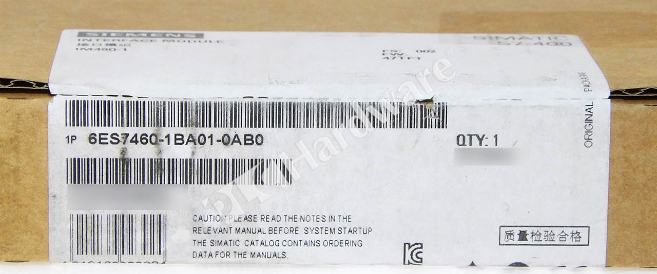 6ES7460-1BA01-0AB0 3