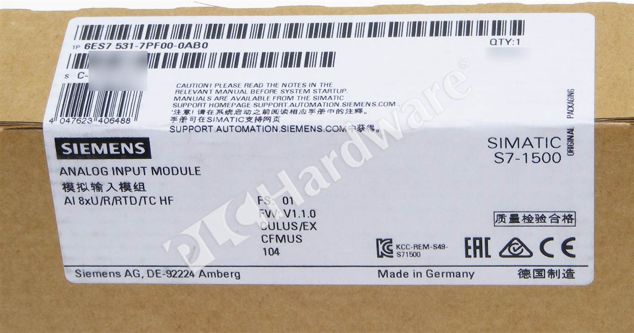 6ES7531-7PF00-0AB0 3