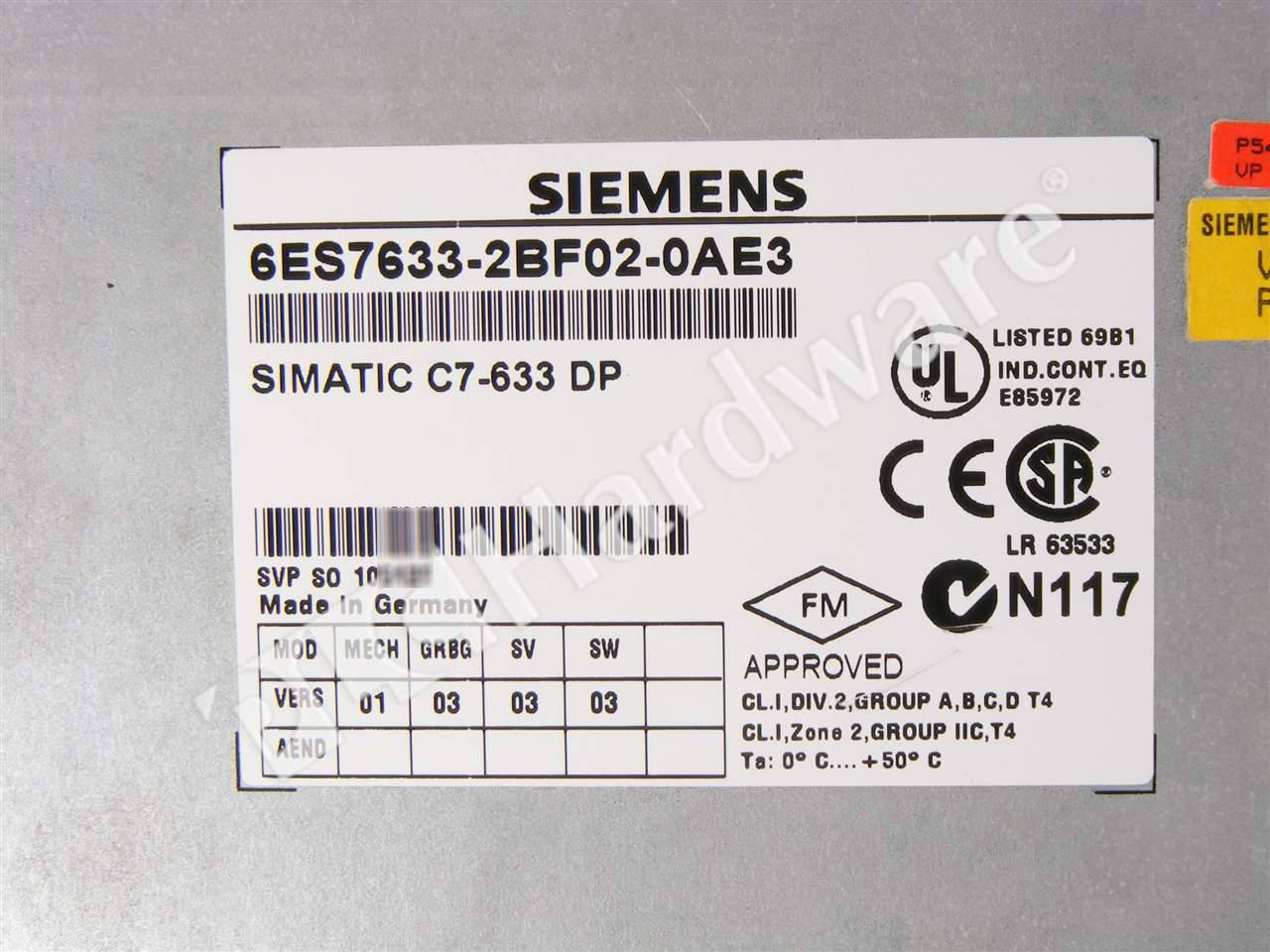 6ES7633-2BF02-0AE3 8