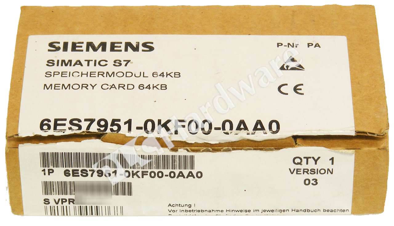 Siemens Simatic S7 6ES7 951-0KF00-0AA0 6ES7951-0KF00-0AA0 Memory Card