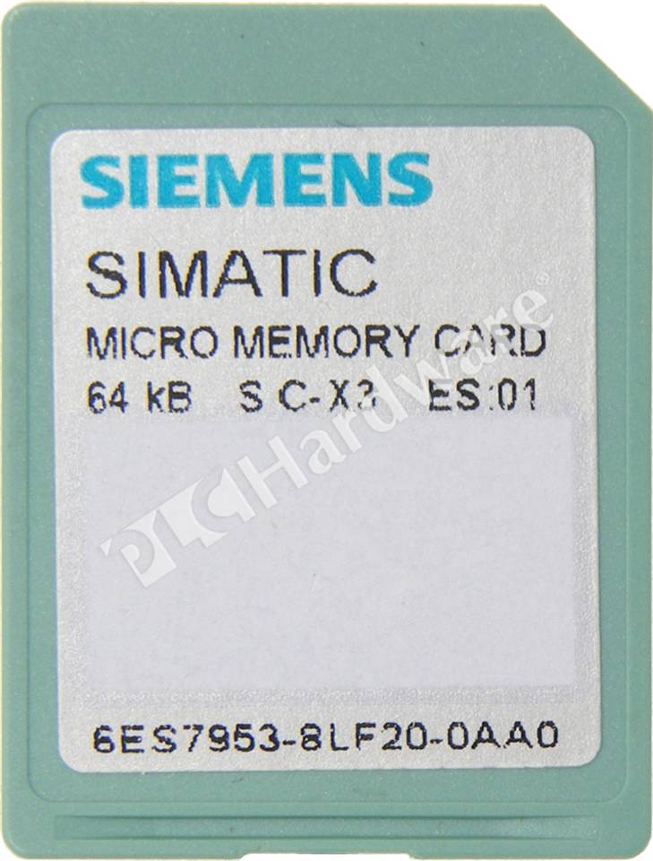 6es7 953-8lf20-0aa0 Siemens Simatic s7 micro Memory Card 64 Kbytes tipo 