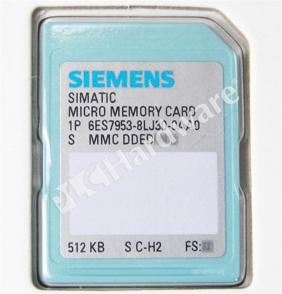 micro Memory Card 512 KB-used tested Siemens 6es7953-8lj30-0aa0 SIMATIC s7 