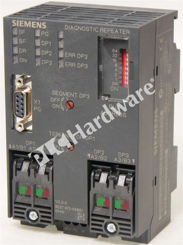 Siemens Simatic S7 Diagnostic Repeater Typ 6ES7 972-0AB01-0XA0  E Stand 02 