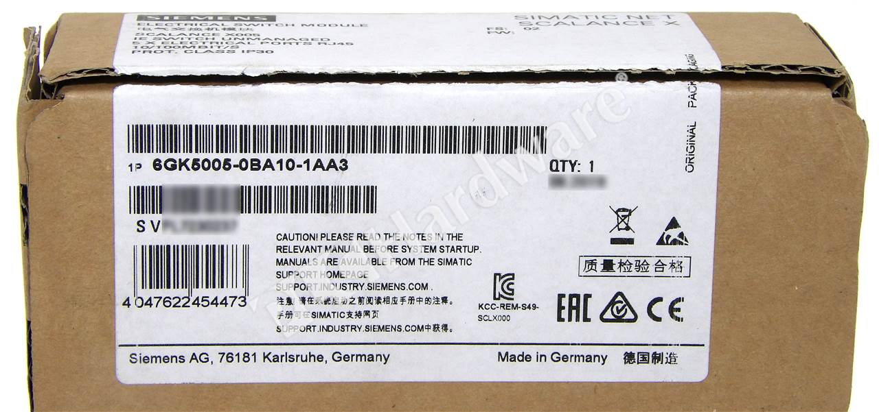6GK5005-0BA10-1AA3 8