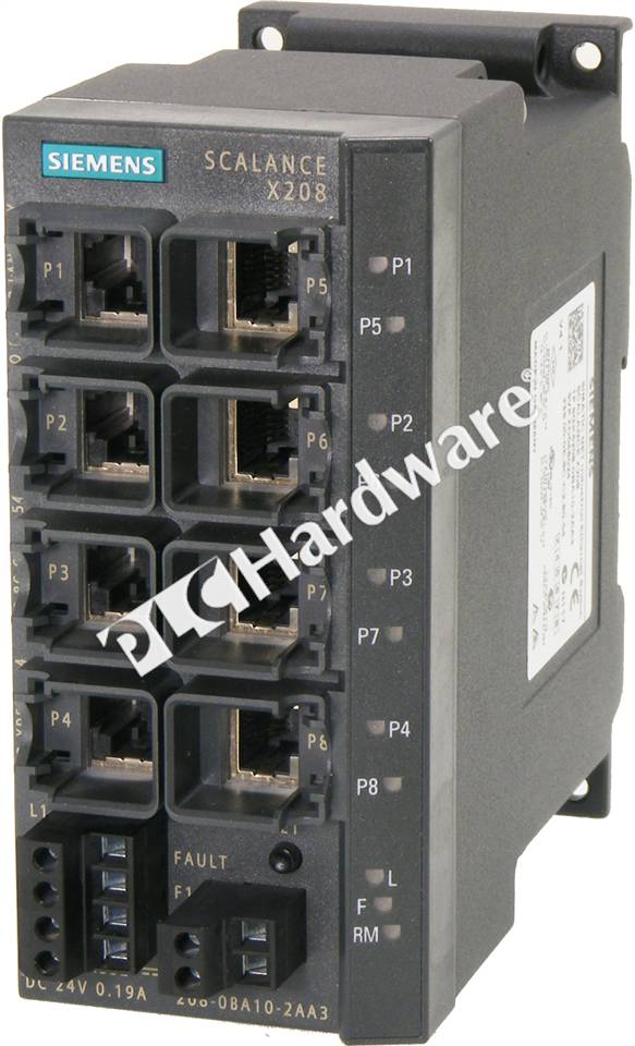 13146 Siemens Scalance X208 6GK5208-0BA10-2AA3 Simatic Net Ethernet Switch 