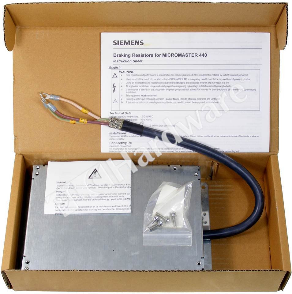 Siemens 6SE6400-4BC11-2BA0 Netzdrossel 2,4kW – Gebraucht, Voll Funktionsfähig