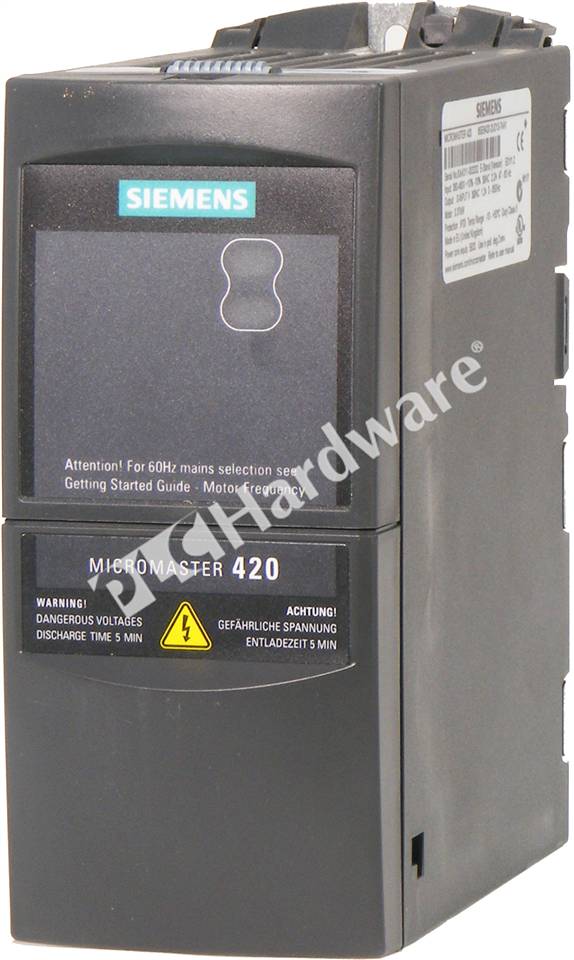 Siemens 6SE6420-2AB15-5AA1 E-Stand D04/1.20 mit 6SE6400-1PB00-0AA0 