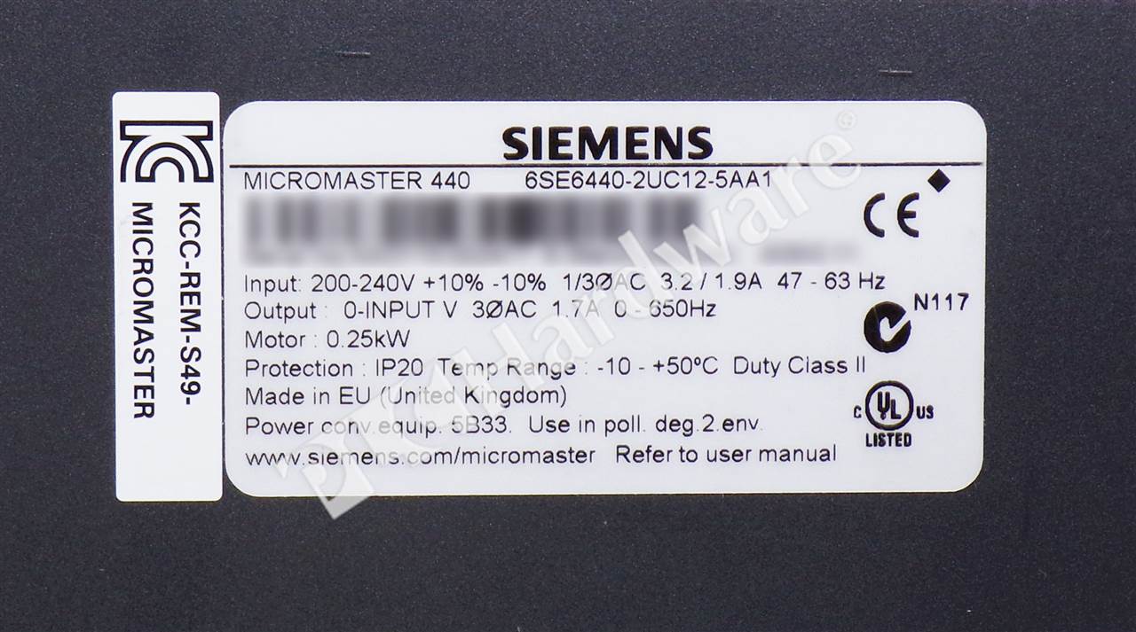 6SE6440-2UC12-5AA1 8