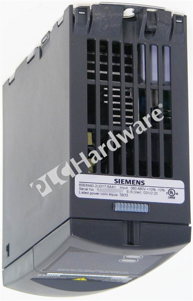 Siemens 6SE6440-2UD17-5AA1 Micromaster 440 w/o Filter PLC 0.75kW (1PC