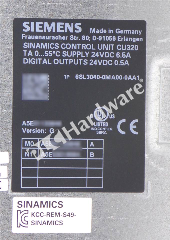 6SL3040-0MA00-0AA1 6