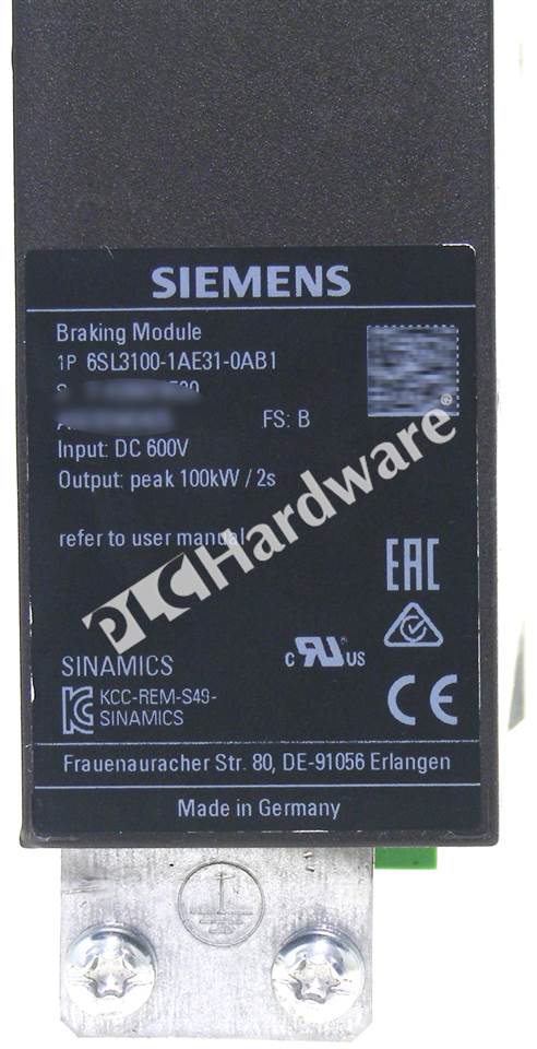 6SL3100-1AE31-0AB1 7