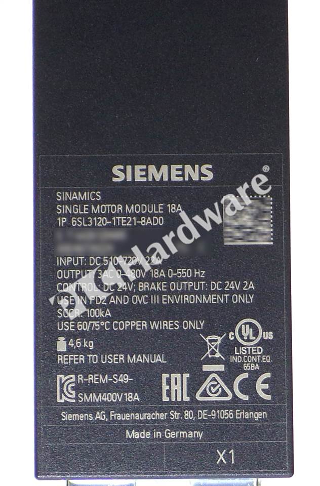 6SL3120-1TE21-8AD0 8