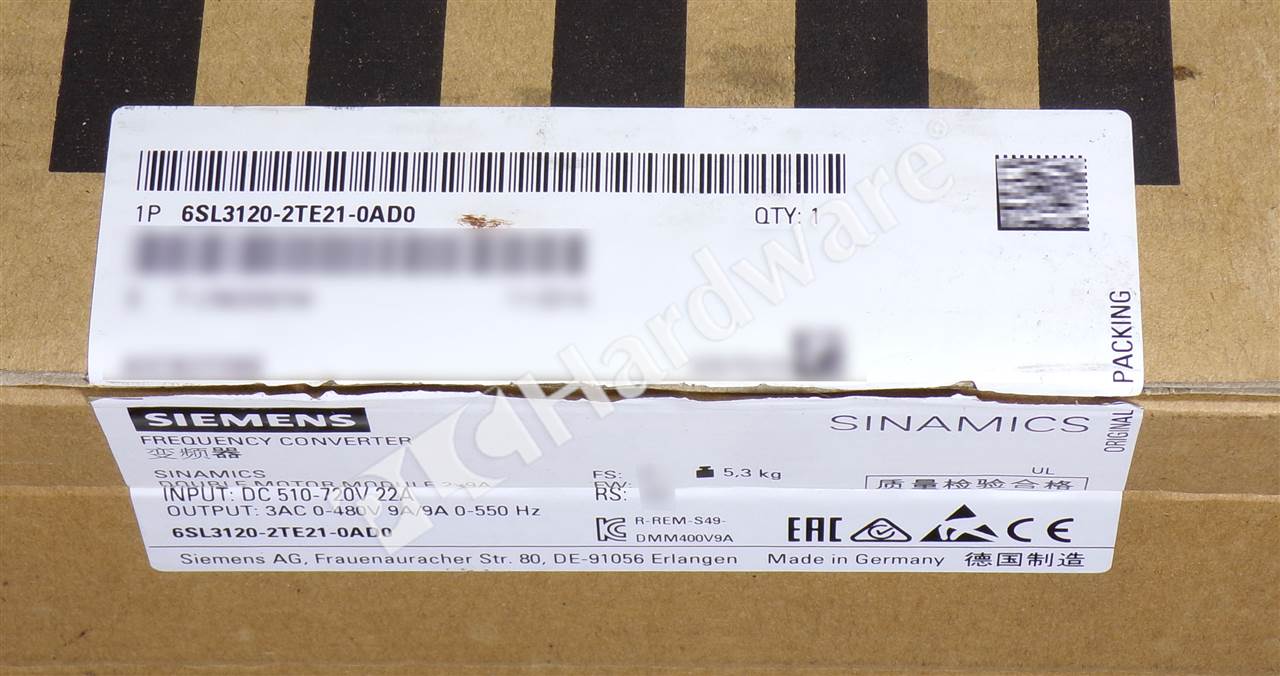 6SL3120-2TE21-0AD0 8