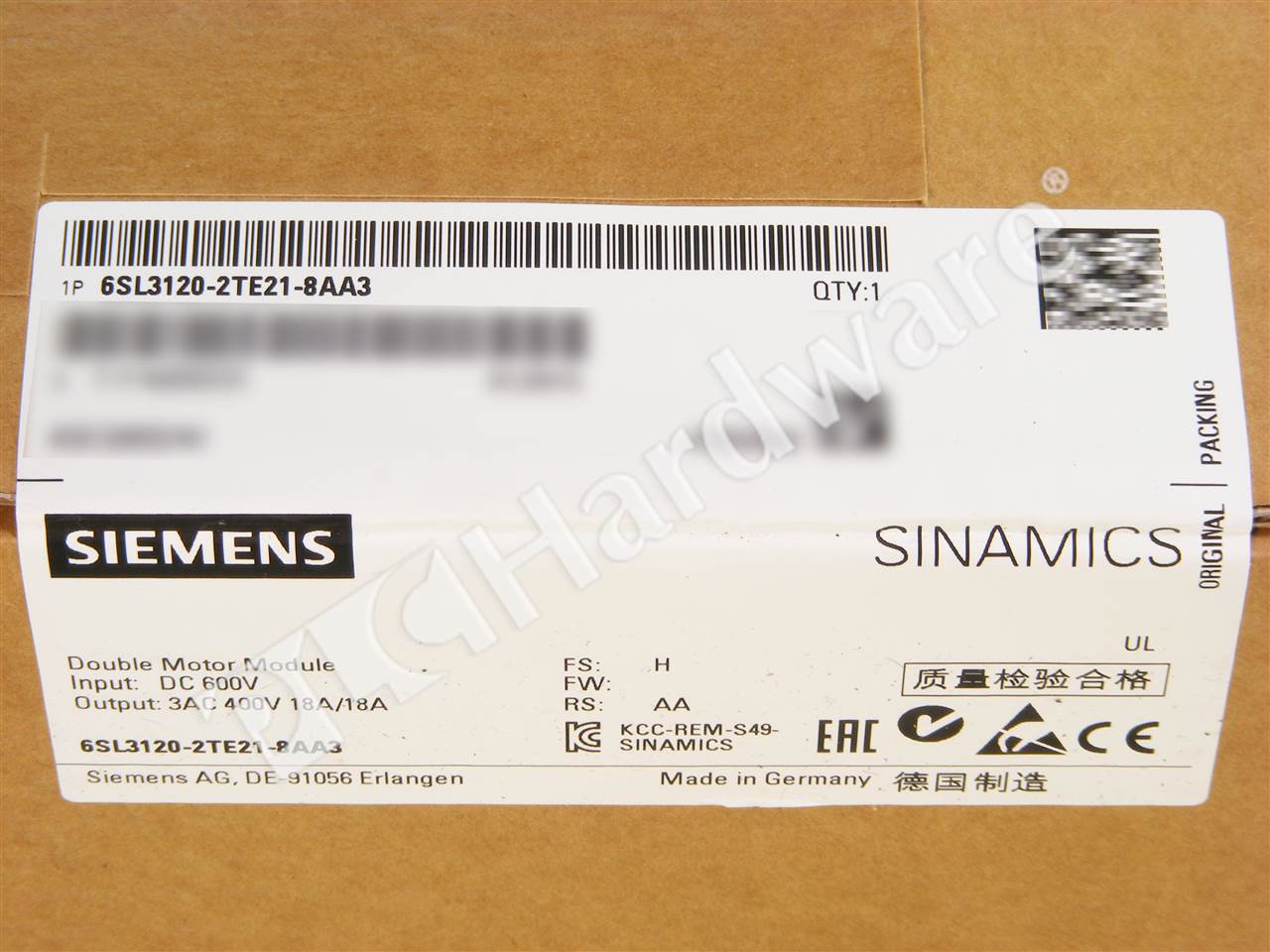 6SL3120-2TE21-8AA3 8