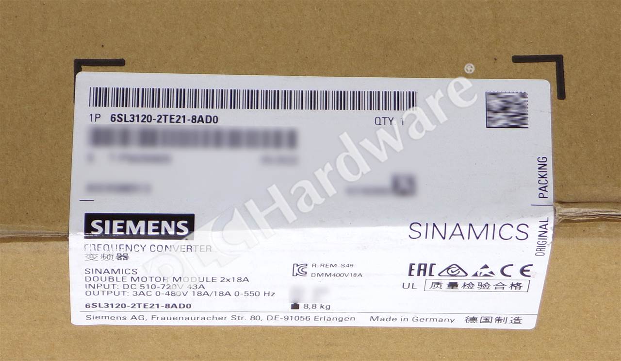 6SL3120-2TE21-8AD0 8