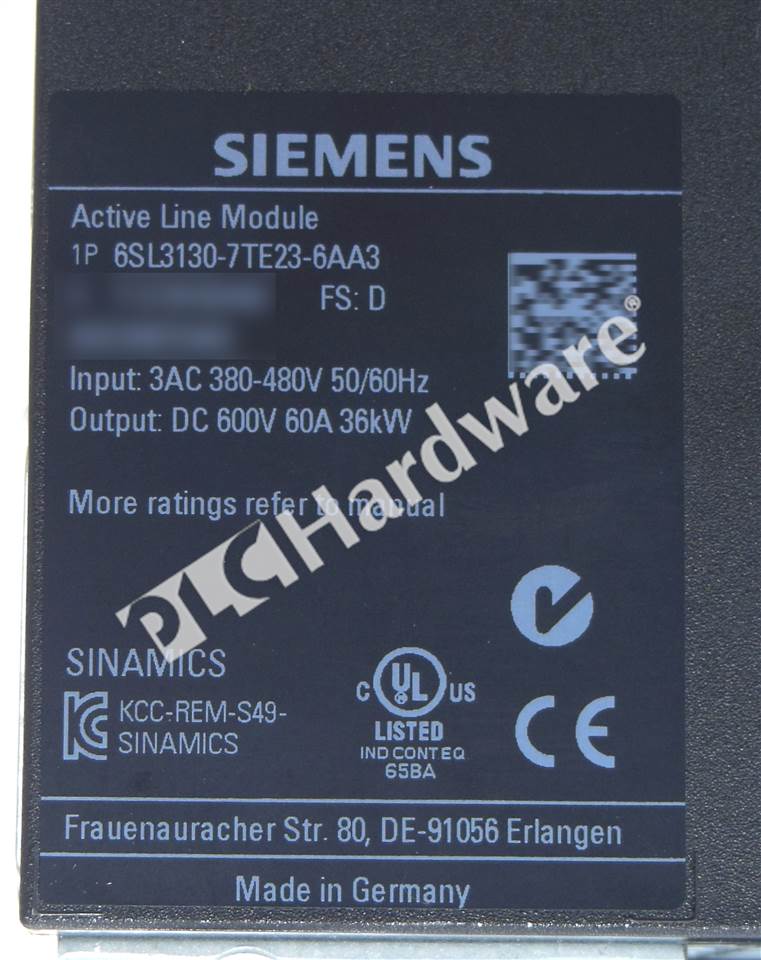 6SL3130-7TE23-6AA3 5