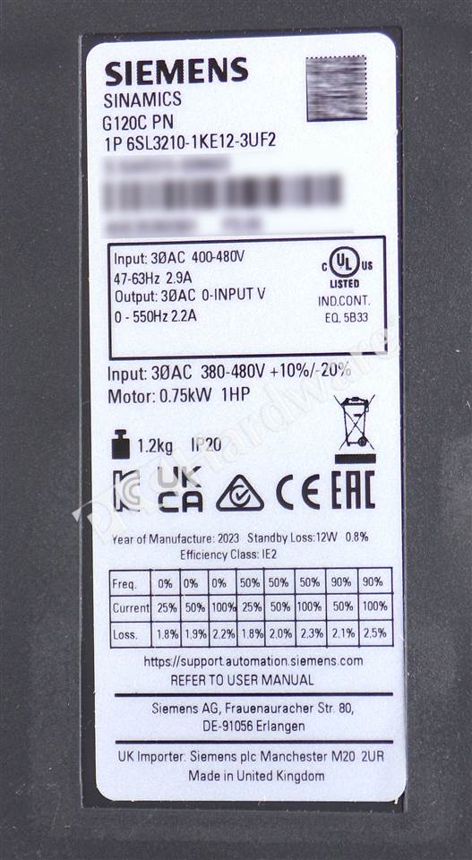 6SL3210-1KE12-3UF2 8