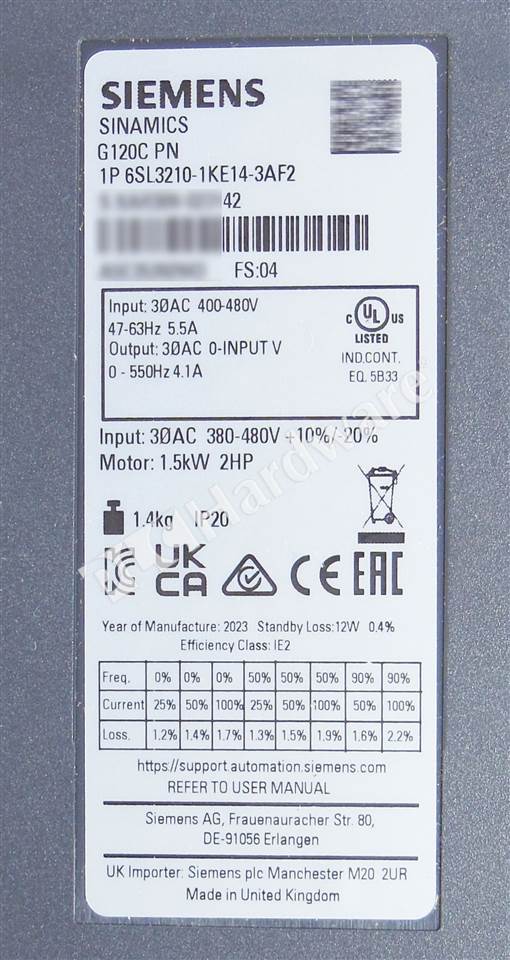 6SL3210-1KE14-3AF2 8
