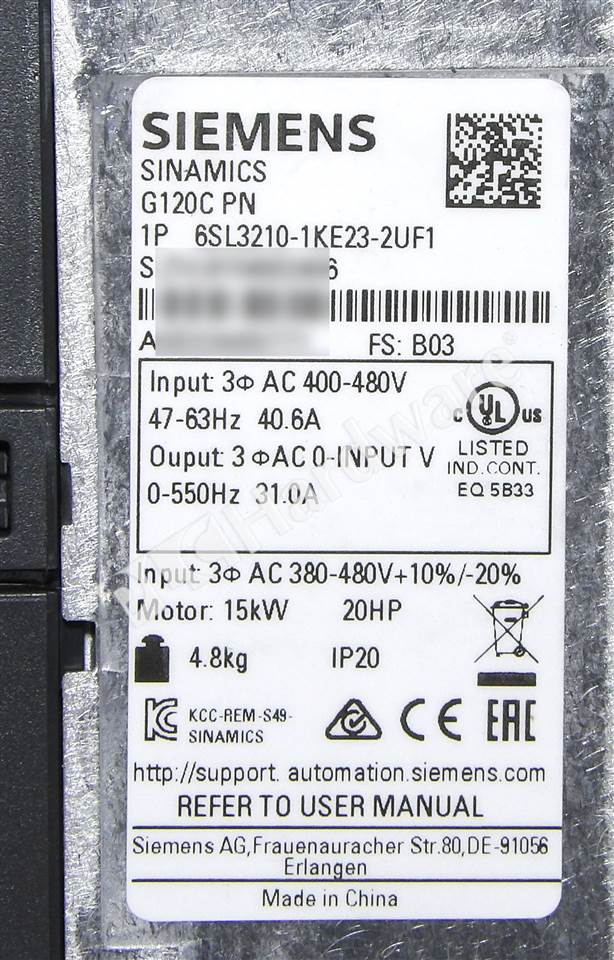 6SL3210-1KE23-2UF1 5