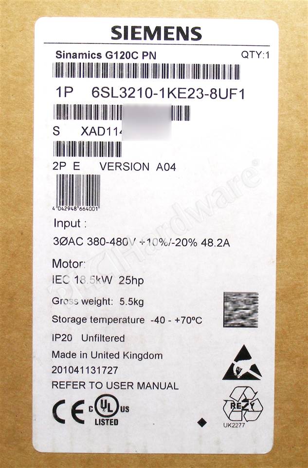 6SL3210-1KE23-8UF1 1