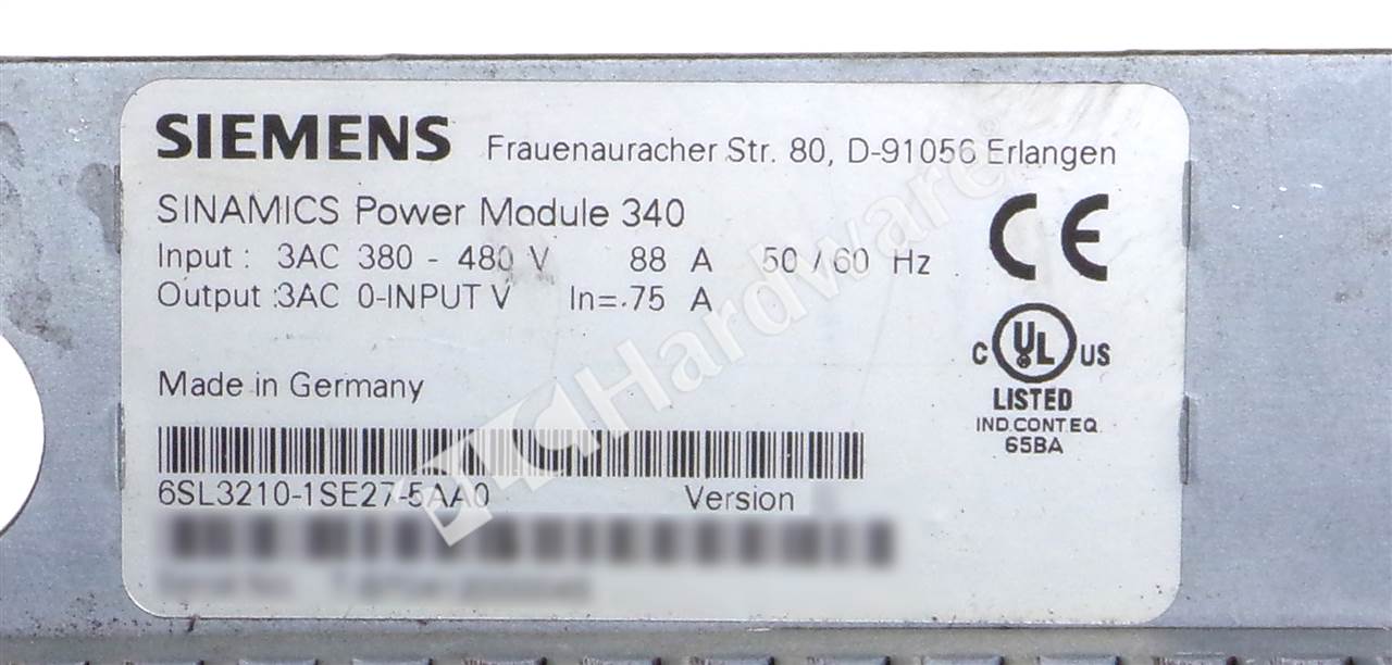 6SL3210-1SE27-5AA0 7