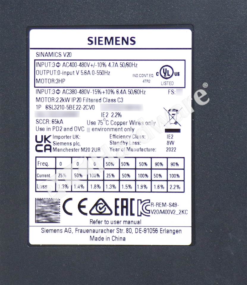 6SL3210-5BE22-2CV0 5