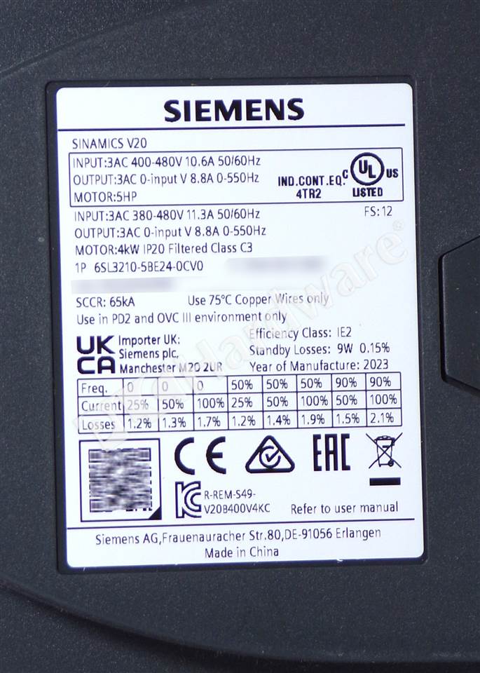 6SL3210-5BE24-0CV0 6