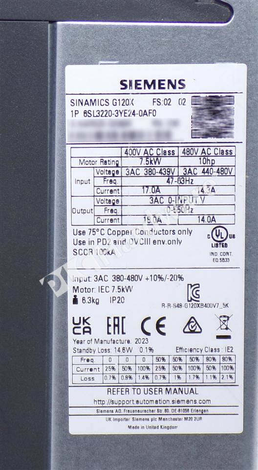 6SL3220-3YE24-0AF0 7