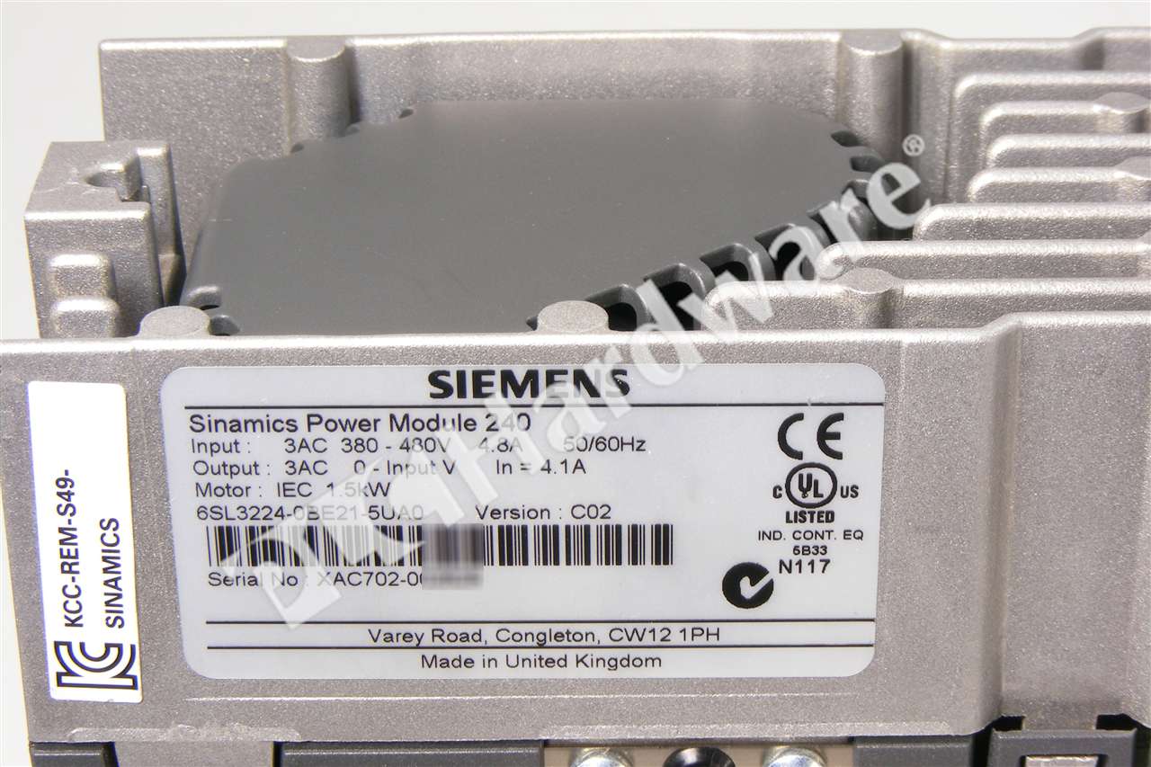Siemens Inverter 6SL3224-0BE21-5UA0 ONE NEW 