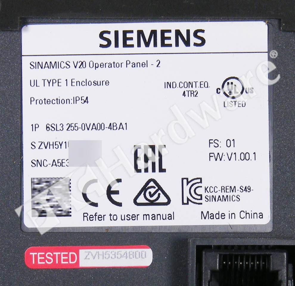 6SL3255-0VA00-4BA1 7