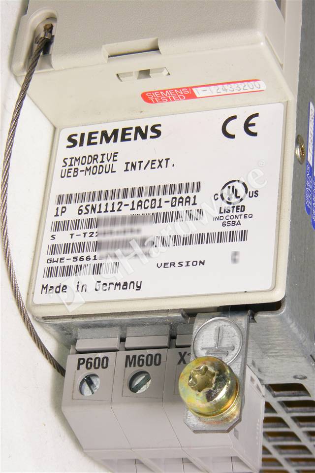 Siemens Simodrive vigilancia módulo 6sn1112-1ac01-0aa1 