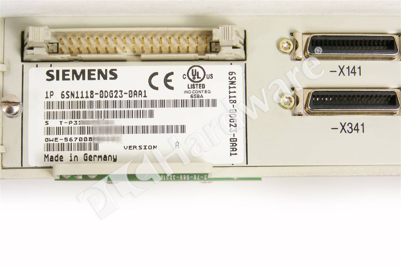 Siemens 6SN1118-0DG23-0AA0 6SN1 118-0DG23-0AA0 SIMODRIVE 611 Control Unit Qty 