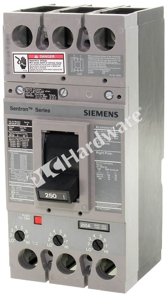 Siemens HFD63F250 Industrial Control System 