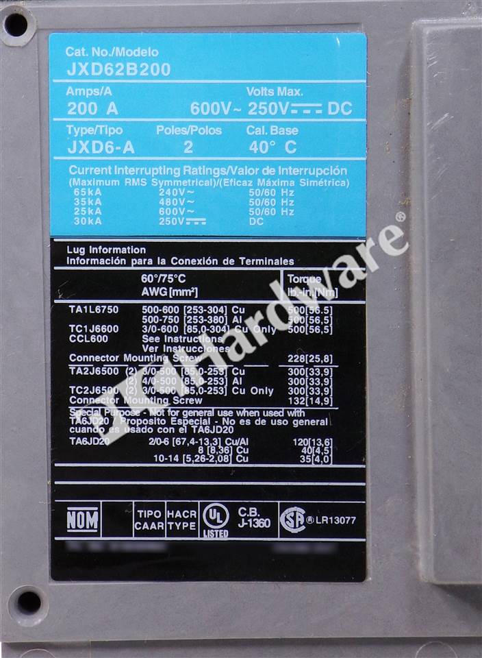 JXD62B200 6